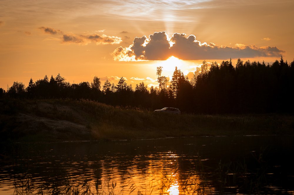 Золото закатных лучей