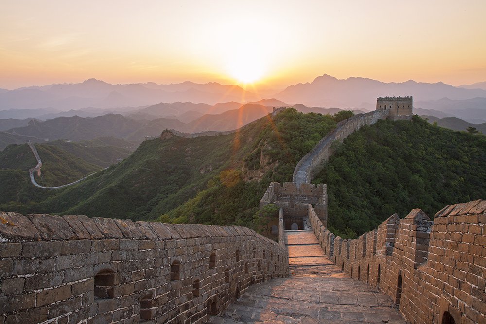 Sunset at the Great Wall