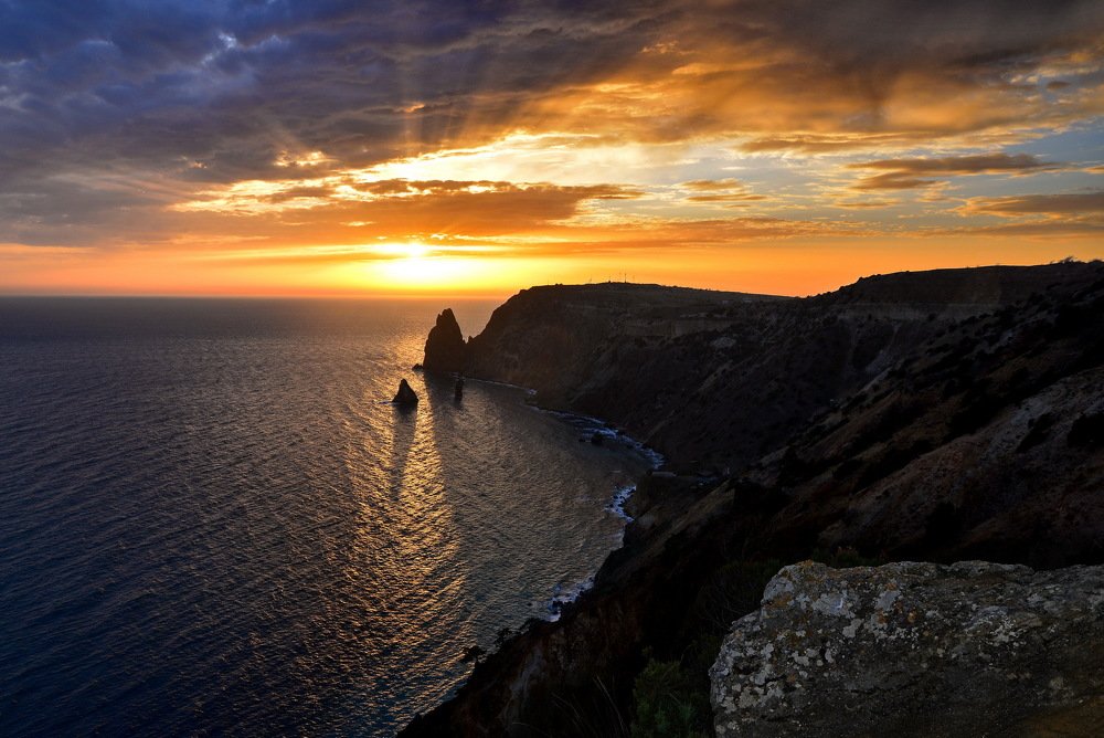 Закат у мыса Фиолент