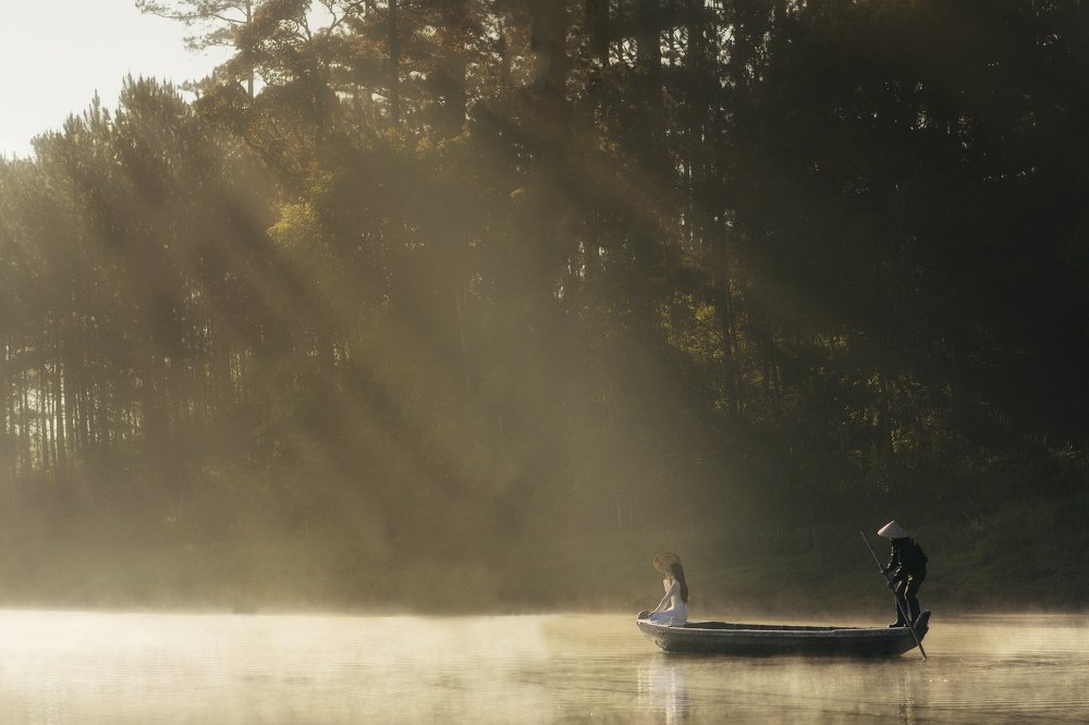 Morning On Tuyen Lam Lake