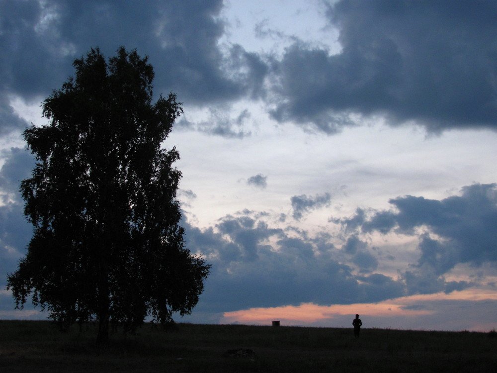 Тревожный закат.