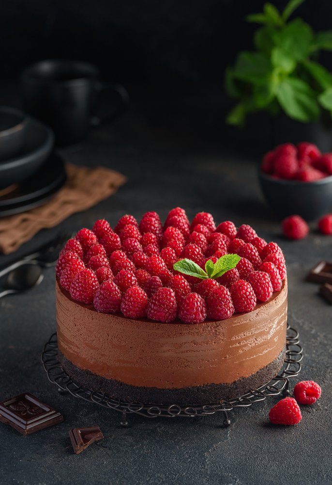 Chocolate cheesecake