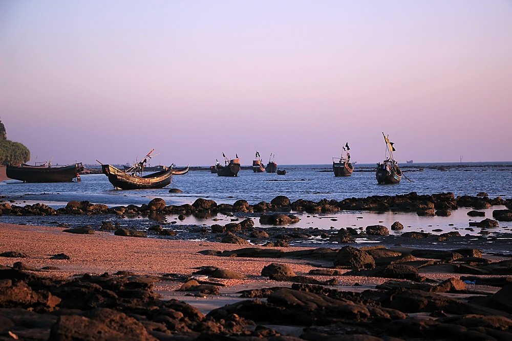 The arrival of the sun.