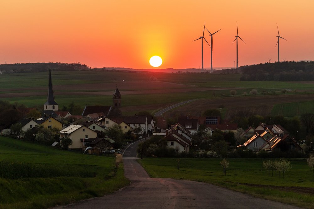 Закат солнце