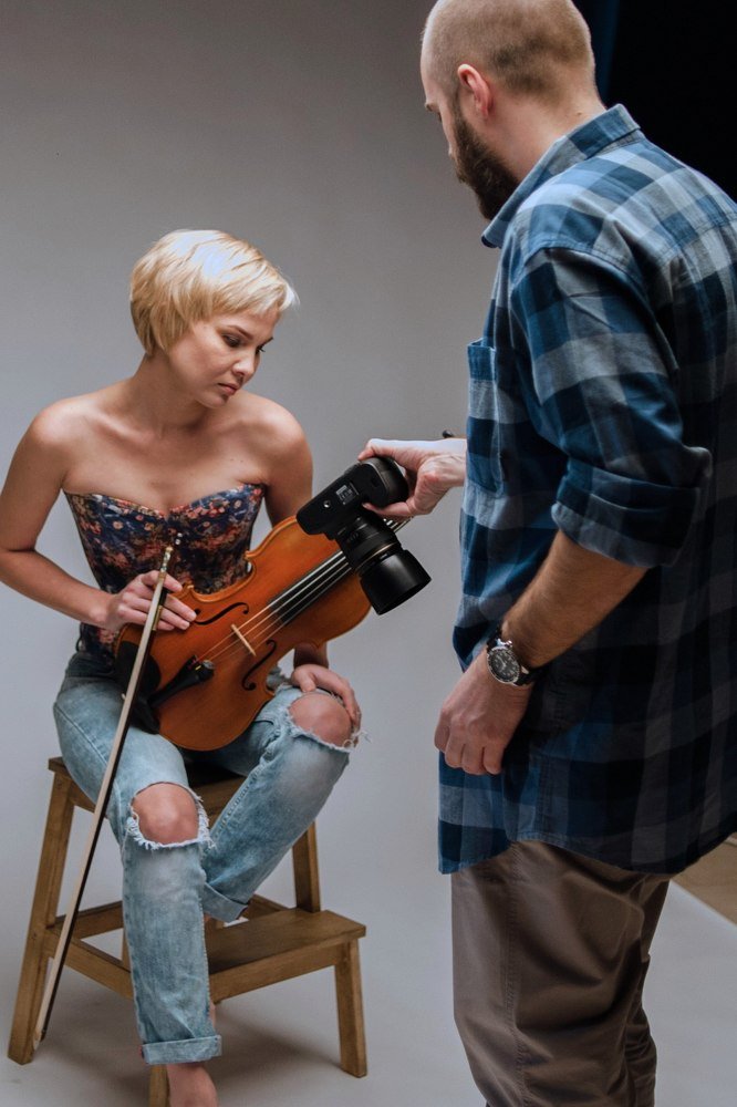 В фотостудии