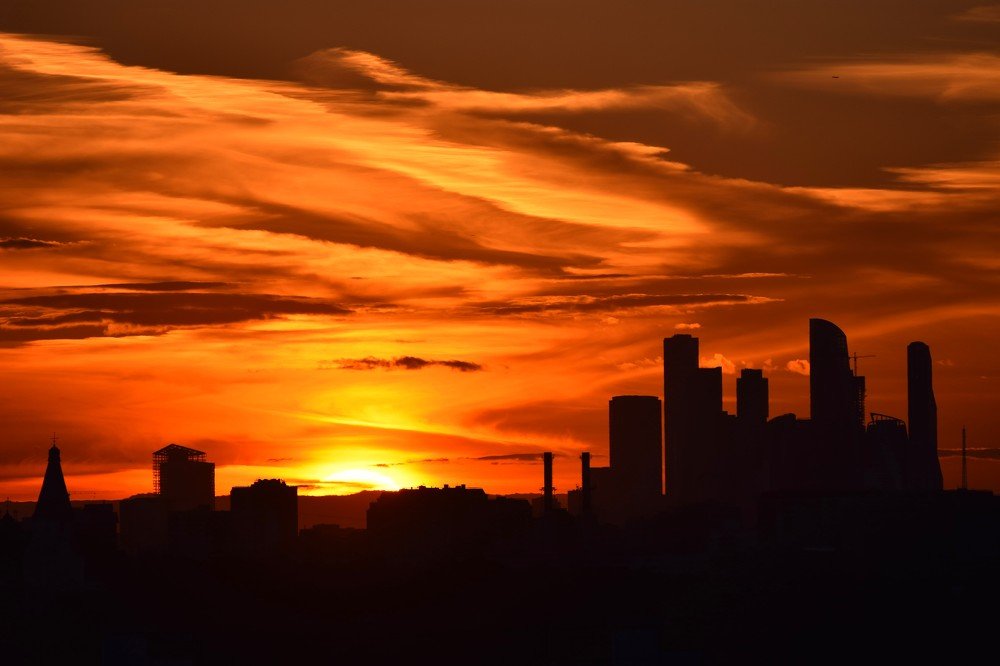 Moscow sunset