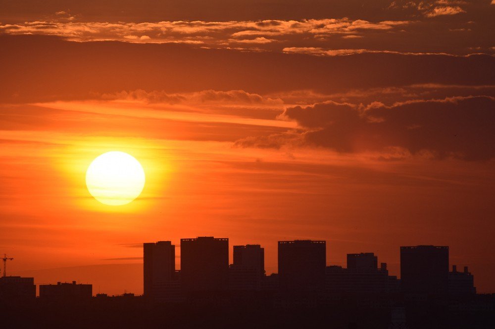 Moscow sunset