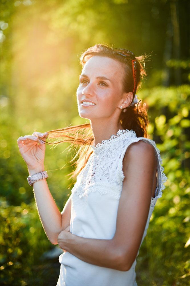 Солнечный зайчик в портрете