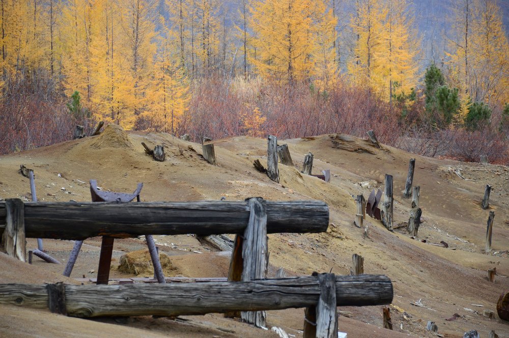 Колыма. Остатки советской эпохи.