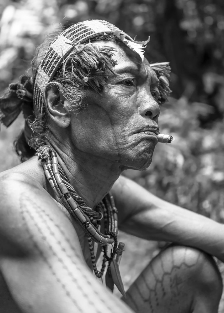 Portrait of Mentawai people