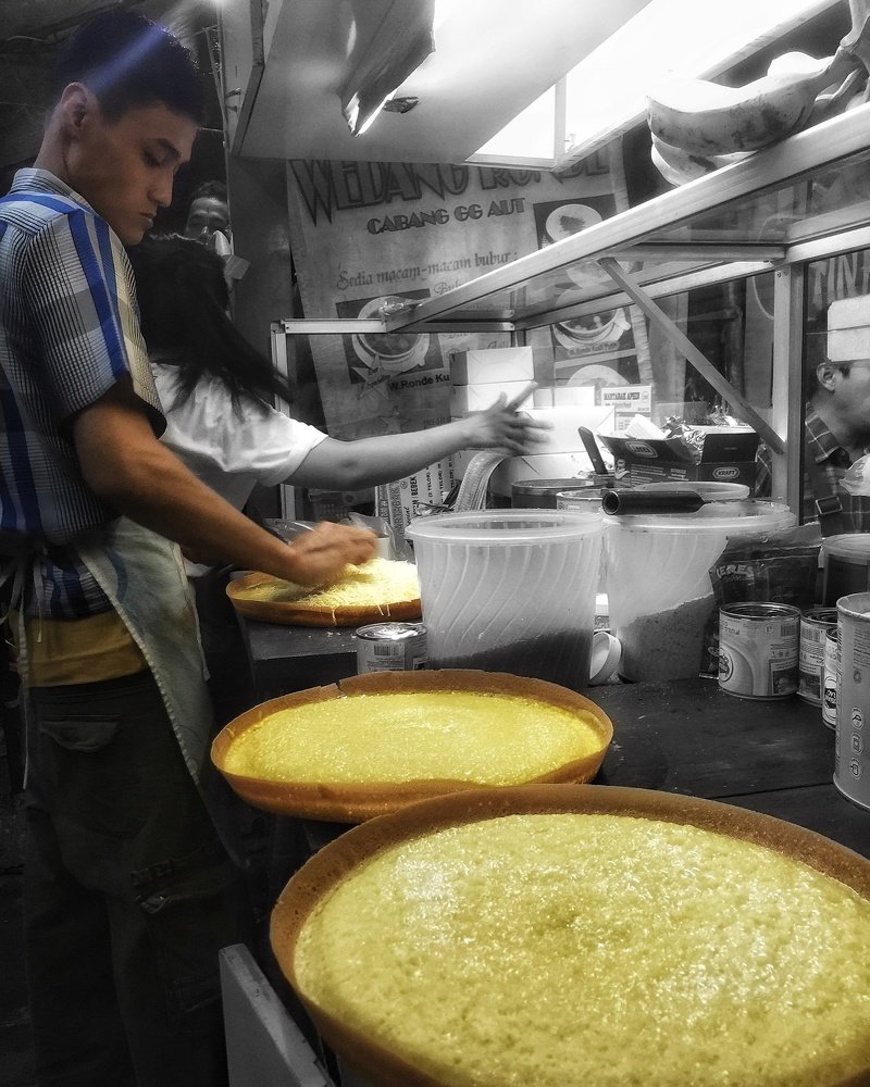 Martabak seller