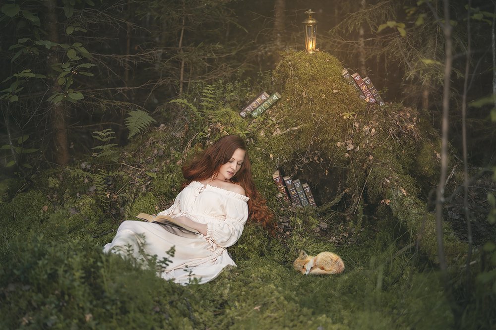 Лесная библтотека.