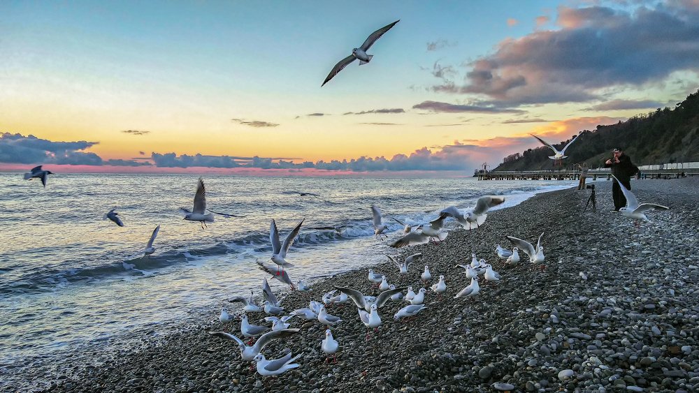 Закат первого дня года