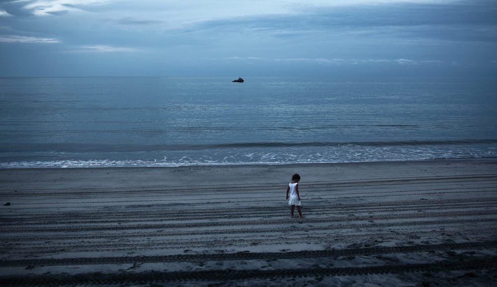 девочка и сумерки...