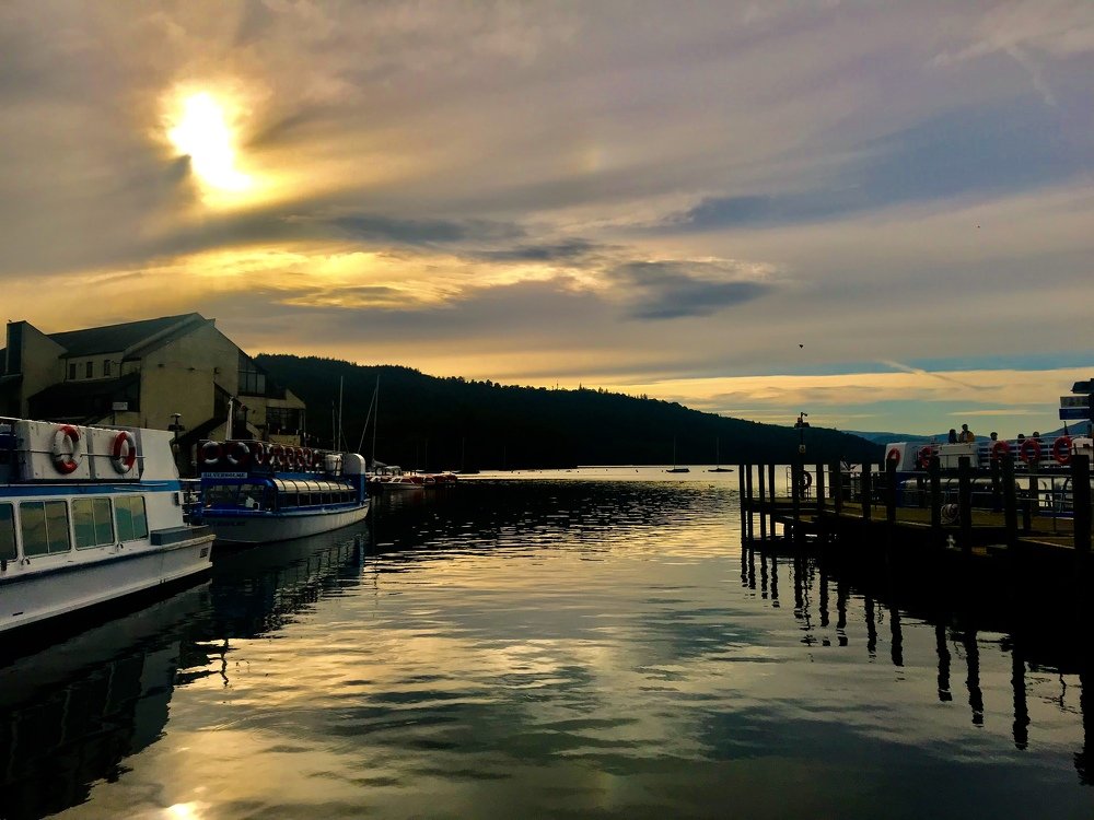 A Lazy Summer evening in Bowness-on-Windermere