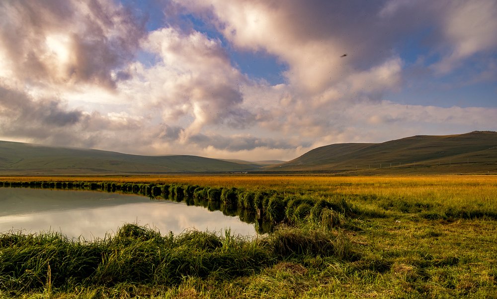 Вечернее озеро - Saghamo Lake