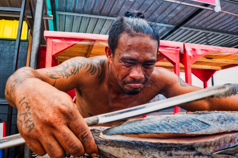 Working Up To His Hunger