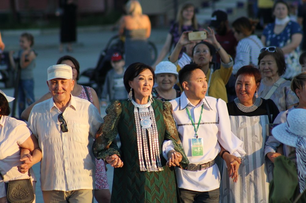 Осуохай на площади Орджоникидзе