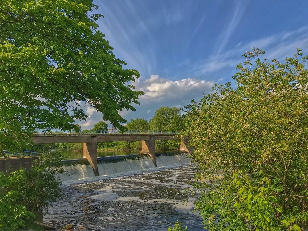 Плотина на реке Малая Кокшага
