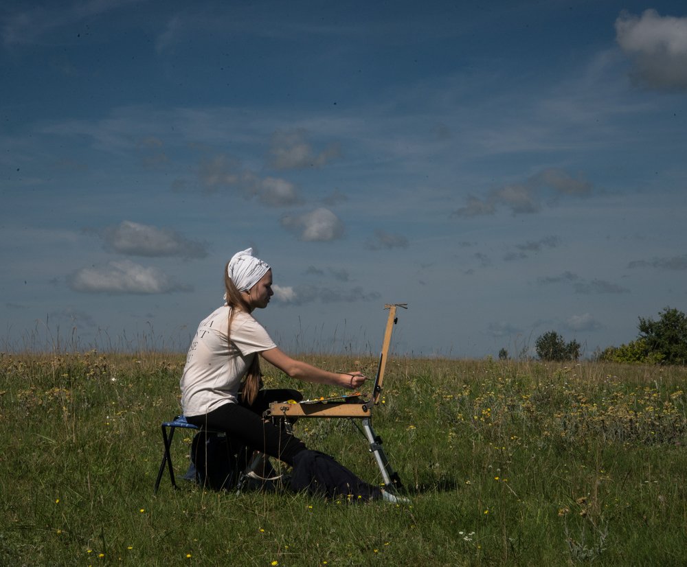 В окружении облаков