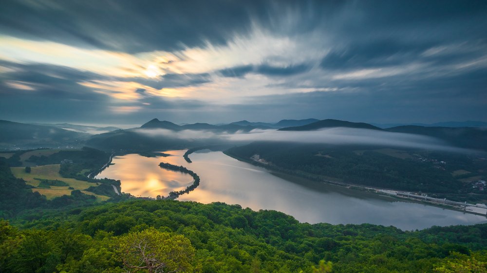 Sun fighting with clouds