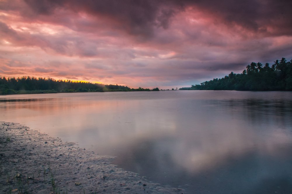 Sunset of sumedang beach