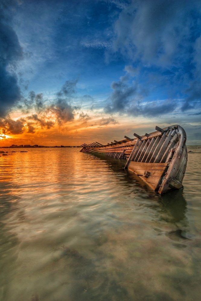 Shipwreck at Anyer Beach