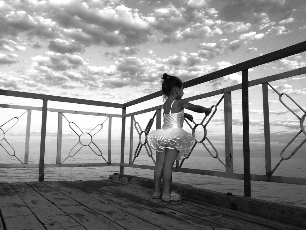 Clouds over the lake