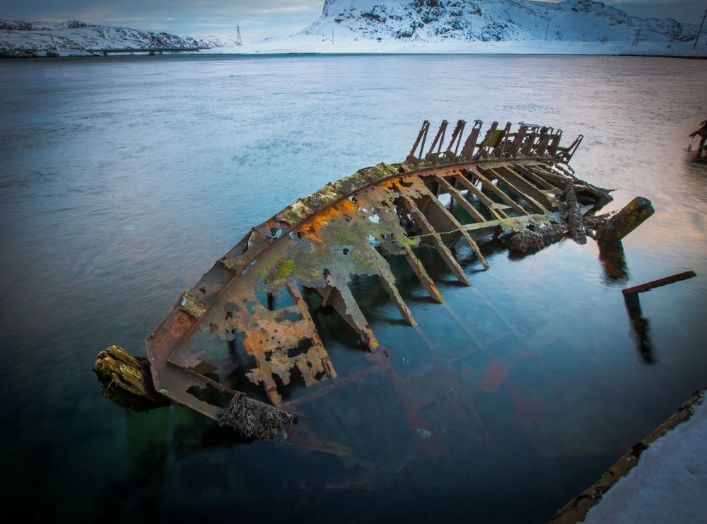 китобой в бухте северо ледовитого