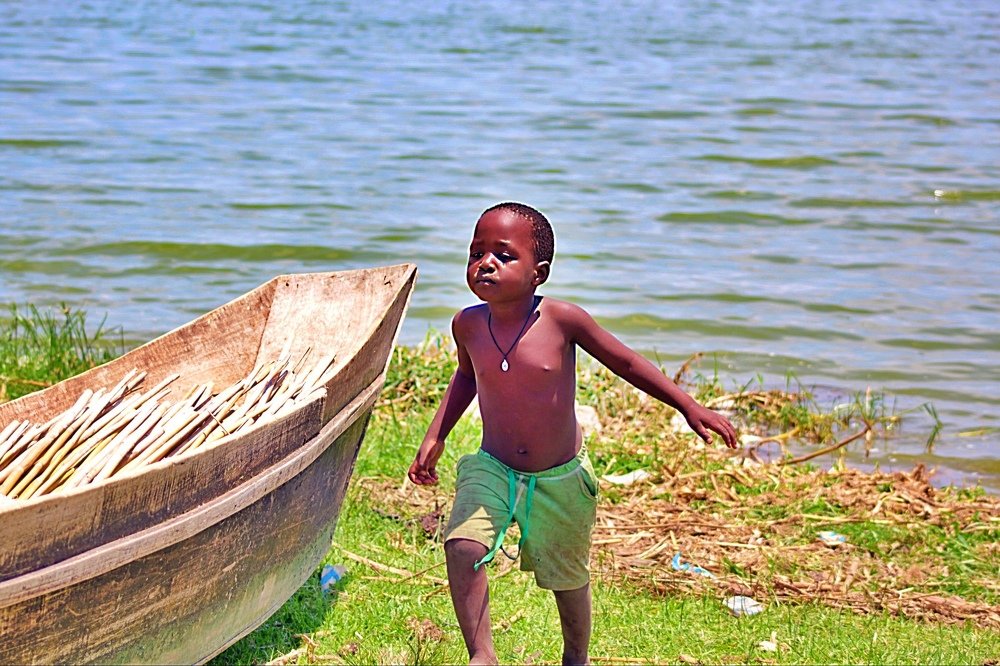 Children by the water