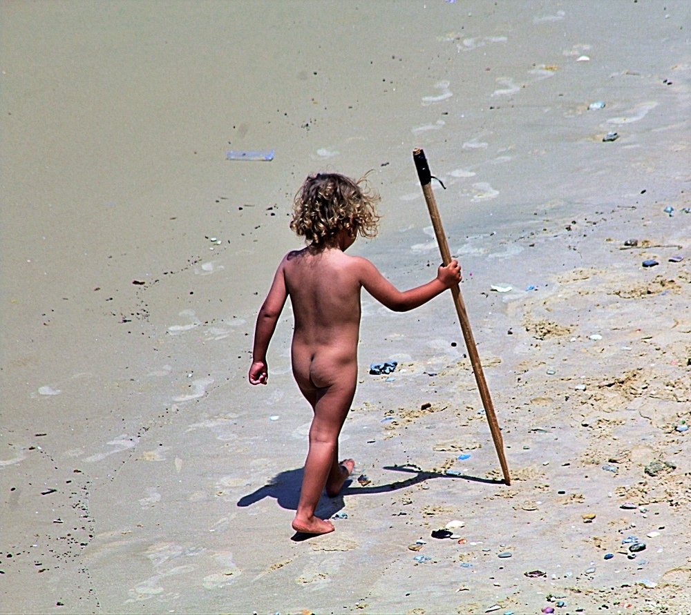 Children by the water