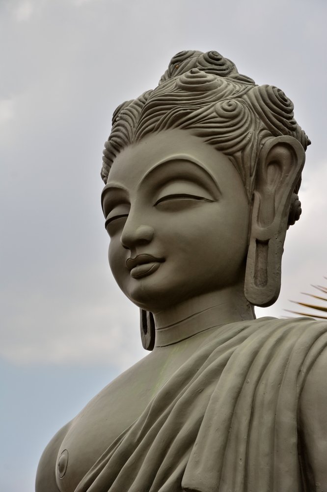 Budha Statue at Pyramid Valley, Bengaluru