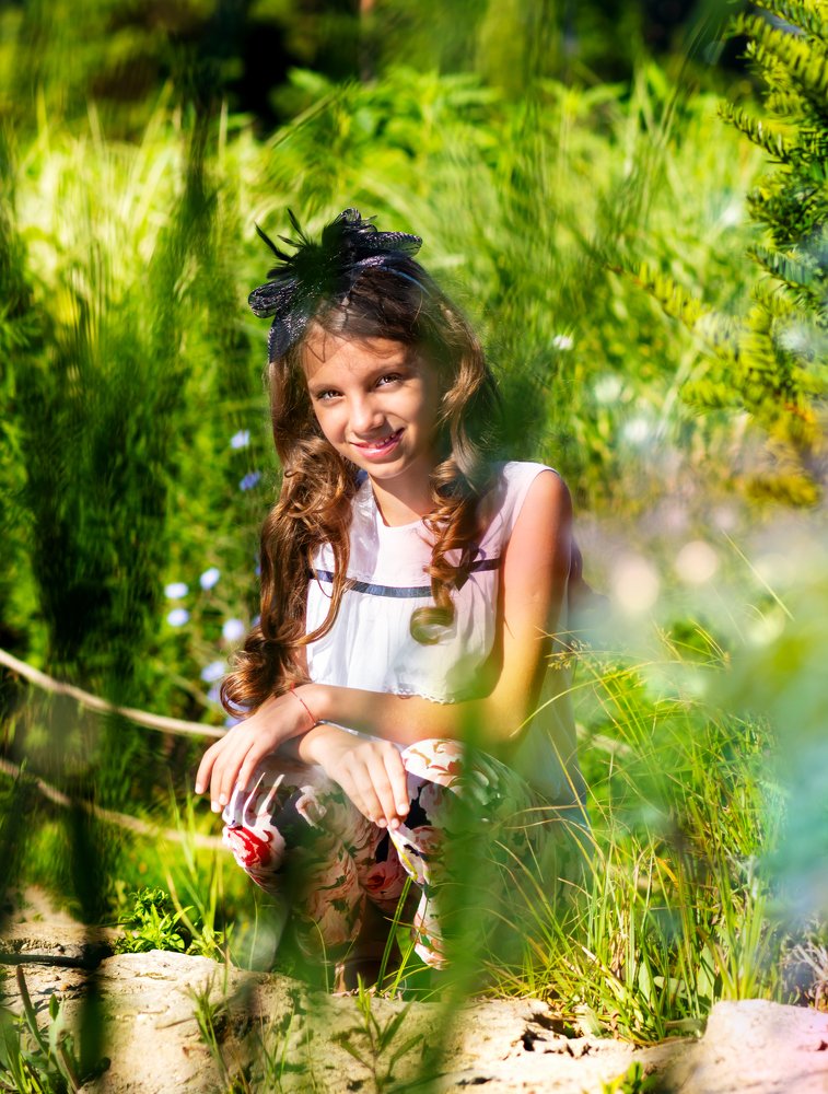 улыбка сквозь брызги