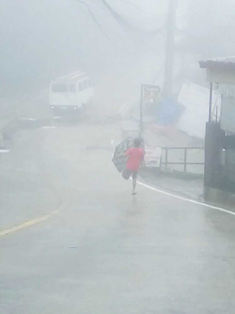 Running Under the Rain!