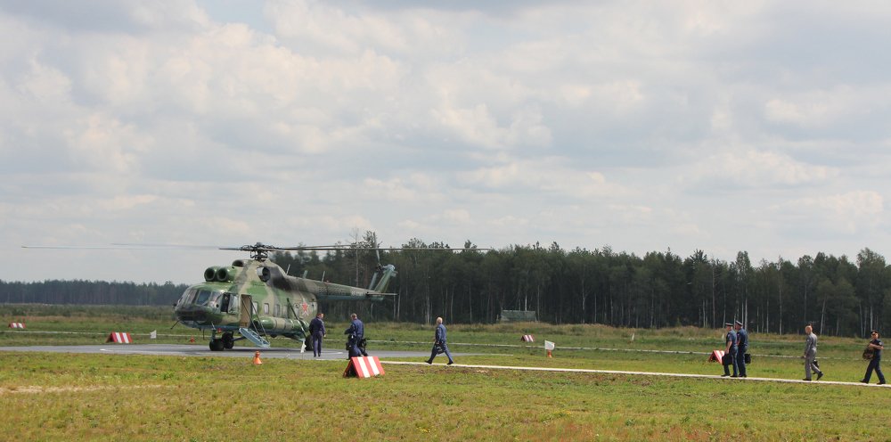 Посадка в вертолет