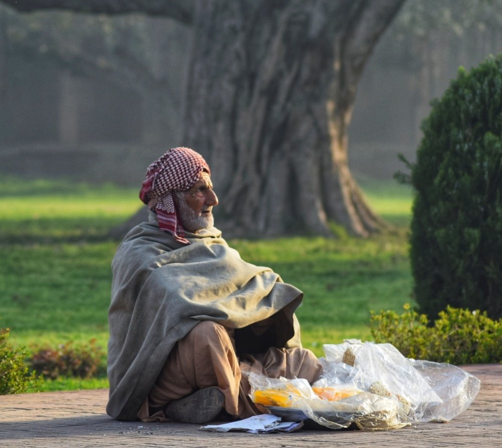 A street vendor