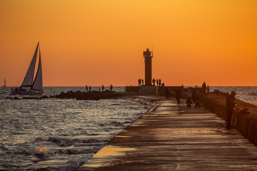 Lighthouse on Sunset