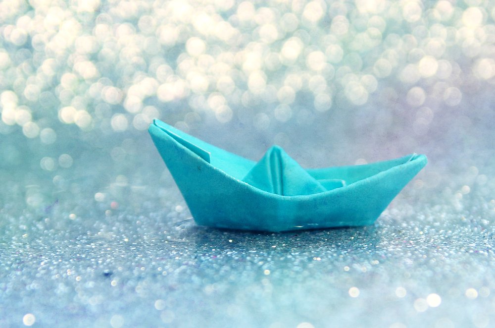 Paper boat.