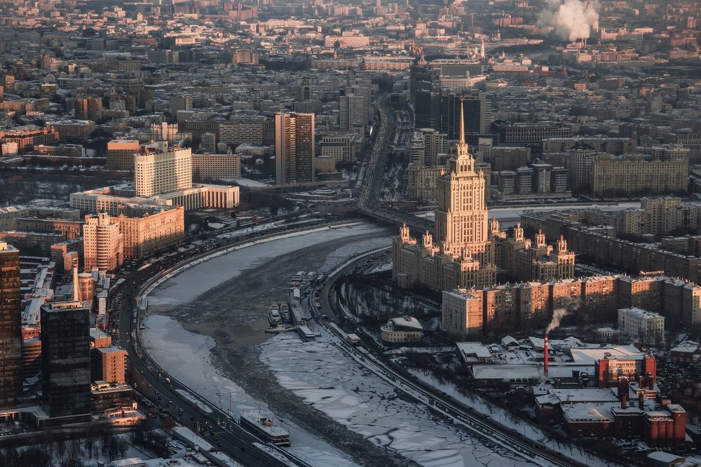 Закат над столицей