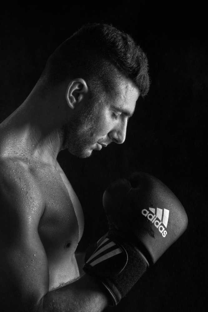 Gathering concentration before the fight