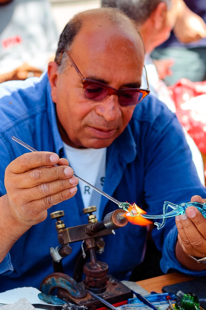 Работа с огоньком