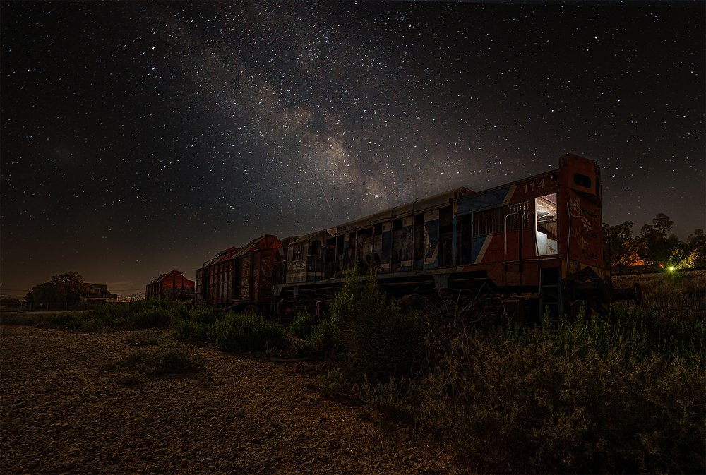 Старый поезд