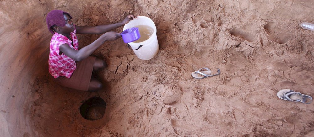 suffering for portable water