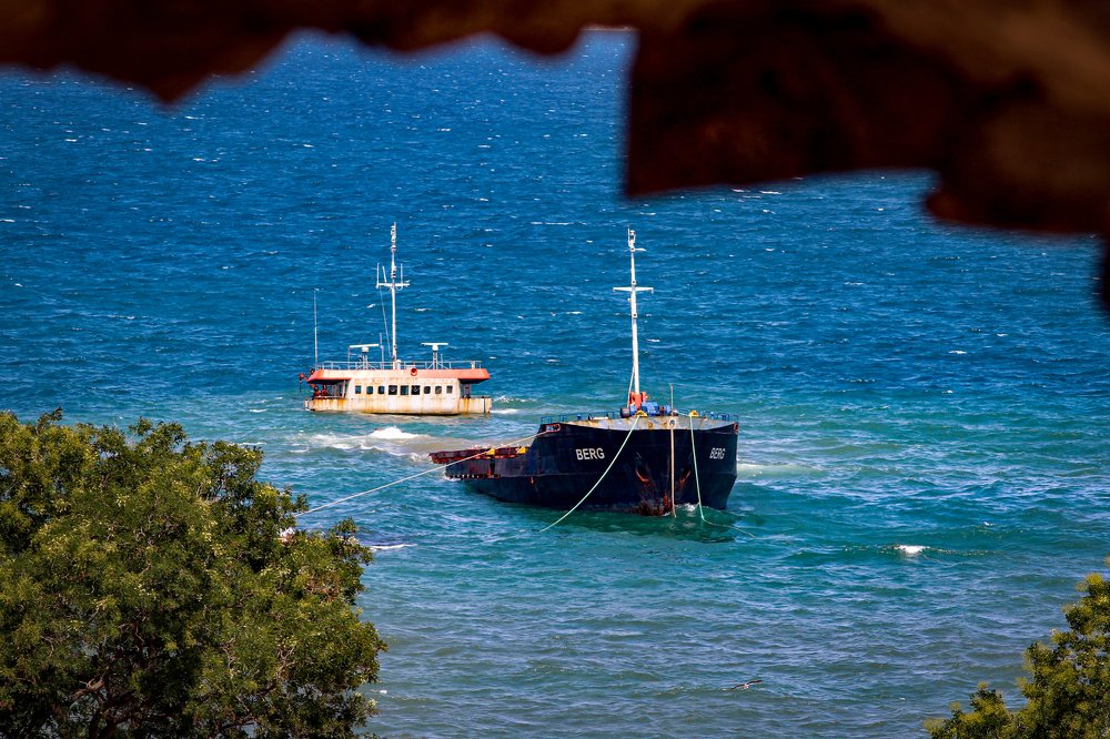 у берегов крымского побережья