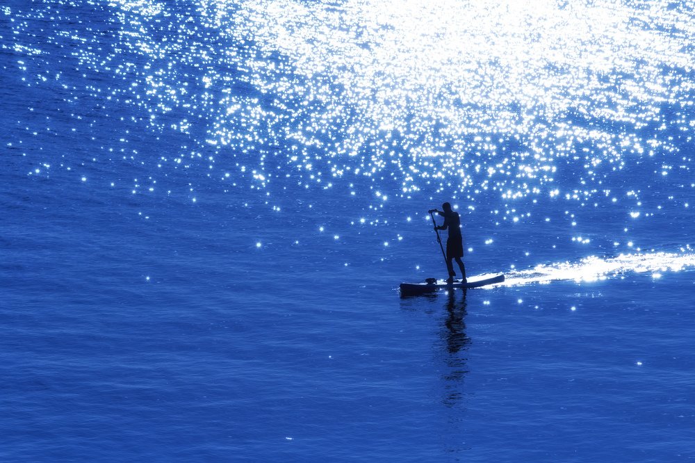 Голубой закат