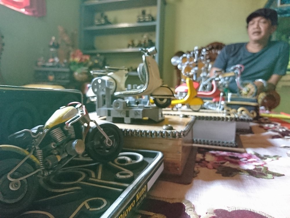Miniatur Motor Jowo Kuno