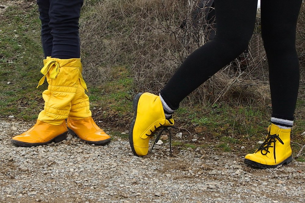 Ах,эти желтые ботинки.