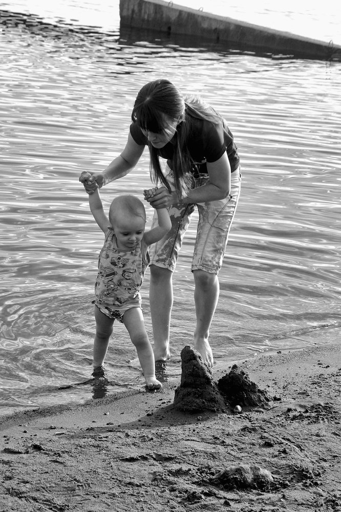 Куличики из песка