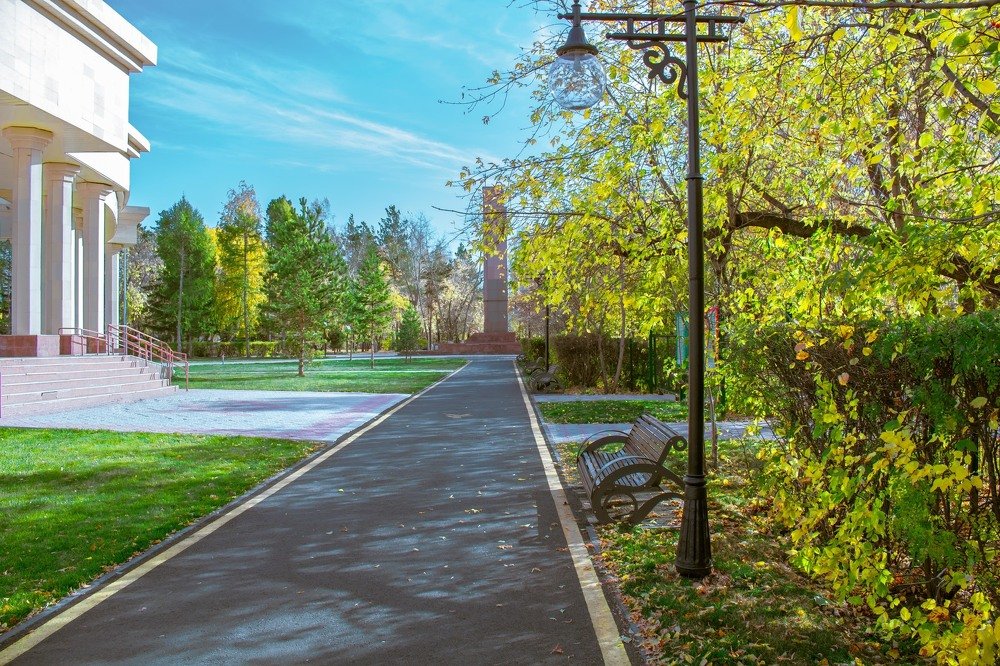 Парк отдыха. Город Петропавловск.