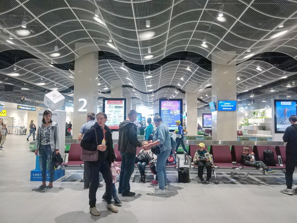 В аэропорту Симферополя